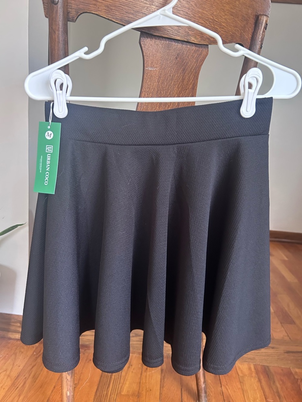 Women's Black Flared Skirt - Classic A-Line